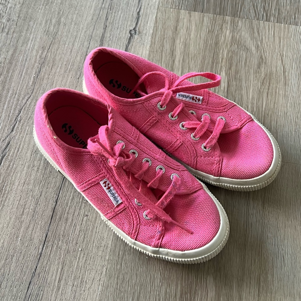 Superga Pink Girl Sneakers Size: 31 /13.5 US